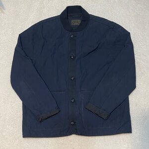 J. Crew Navy Onion-quilted insulated bomber jacket Chore Farm Men's Large‎